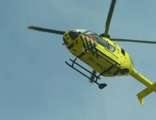 Traumahelikopter onderweg vanuit Universitair Medisch Centrum Groningen | 15 mei 2024 18:42