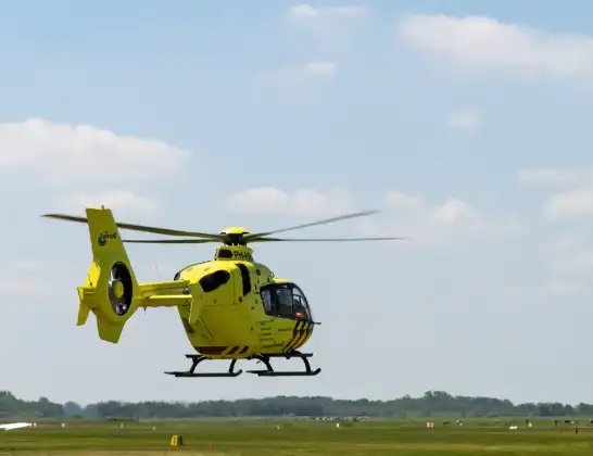 Traumahelikopter onderweg vanuit Vliegbasis Volkel | 20 mei 2024 11:35