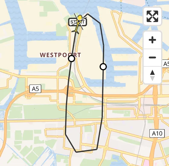Vlucht Traumahelikopter PH-TTR van Amsterdam Heliport naar Amsterdam Heliport op dinsdag 7 mei 2024 17:41