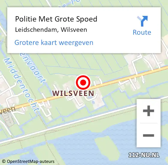 Locatie op kaart van de 112 melding: Politie Met Grote Spoed Naar Leidschendam, Wilsveen op 18 juni 2021 02:24