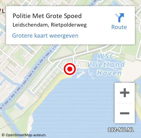 Locatie op kaart van de 112 melding: Politie Met Grote Spoed Naar Leidschendam, Rietpolderweg op 26 juni 2021 07:26