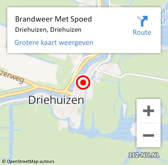 Locatie op kaart van de 112 melding: Brandweer Met Spoed Naar Driehuizen, Driehuizen op 28 juni 2021 14:58
