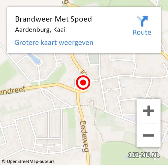 Locatie op kaart van de 112 melding: Brandweer Met Spoed Naar Aardenburg, Kaai op 29 juni 2021 17:38