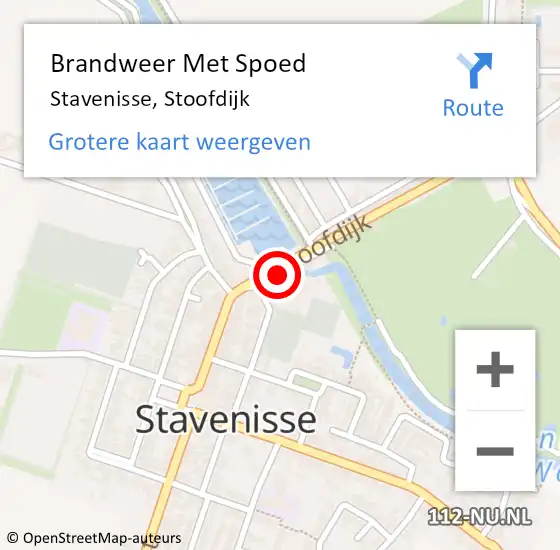 Locatie op kaart van de 112 melding: Brandweer Met Spoed Naar Stavenisse, Stoofdijk op 11 juli 2021 19:42