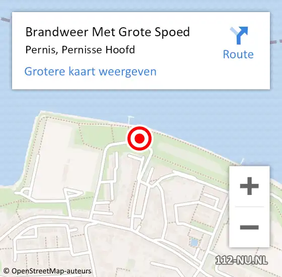 Locatie op kaart van de 112 melding: Brandweer Met Grote Spoed Naar Pernis, Pernisse Hoofd op 21 juli 2021 22:07