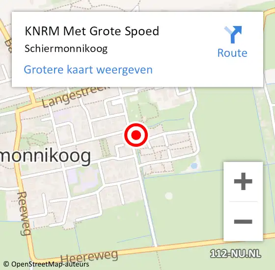 Locatie op kaart van de 112 melding: KNRM Met Grote Spoed Naar Schiermonnikoog op 25 juli 2021 11:09