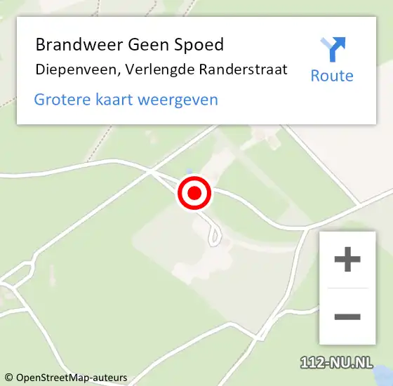 Locatie op kaart van de 112 melding: Brandweer Geen Spoed Naar Diepenveen, Verlengde Randerstraat op 31 juli 2021 21:23