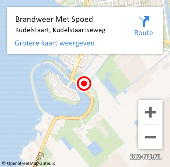 Locatie op kaart van de 112 melding: Brandweer Met Spoed Naar Kudelstaart, Kudelstaartseweg op 18 augustus 2021 18:32