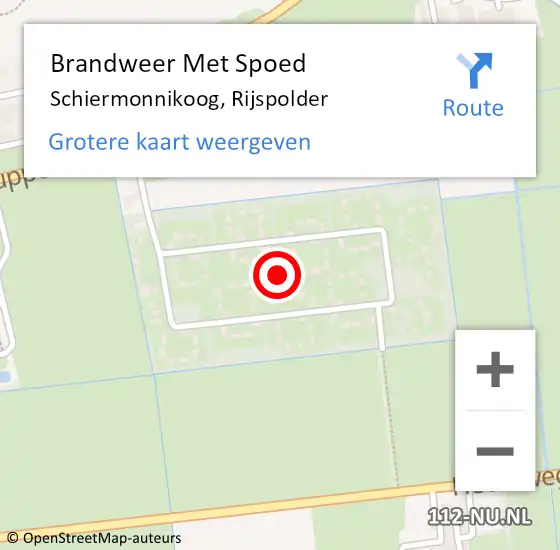 Locatie op kaart van de 112 melding: Brandweer Met Spoed Naar Schiermonnikoog, Rijspolder op 19 augustus 2021 13:52