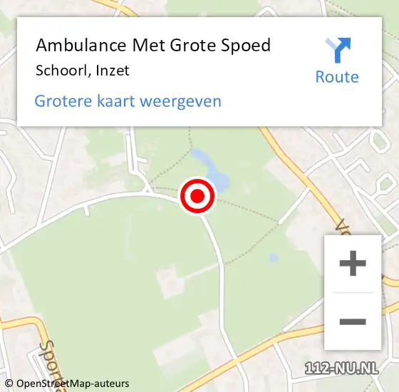 Locatie op kaart van de 112 melding: Ambulance Met Grote Spoed Naar Schoorl, Inzet op 20 juni 2014 09:15