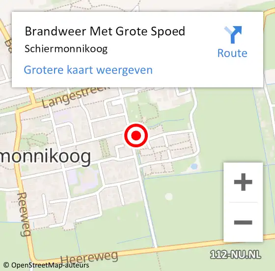 Locatie op kaart van de 112 melding: Brandweer Met Grote Spoed Naar Schiermonnikoog op 13 september 2021 16:47