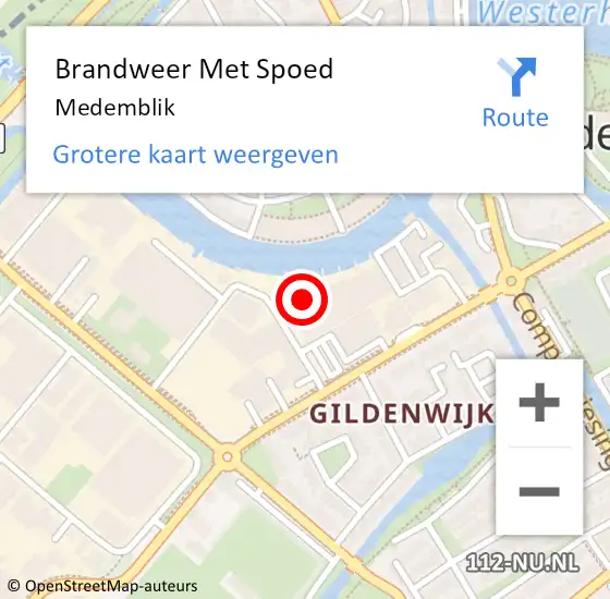 Locatie op kaart van de 112 melding: Brandweer Met Spoed Naar Medemblik op 7 oktober 2021 08:18