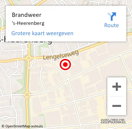 Locatie op kaart van de 112 melding: Brandweer 's-Heerenberg op 26 juni 2014 20:57