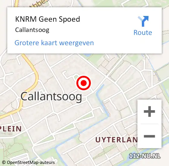 Locatie op kaart van de 112 melding: KNRM Geen Spoed Naar Callantsoog op 30 oktober 2021 15:23