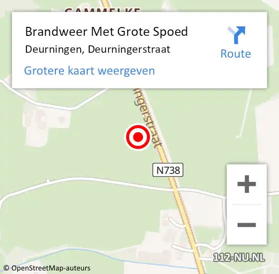 Locatie op kaart van de 112 melding: Brandweer Met Grote Spoed Naar Deurningen, Deurningerstraat op 20 november 2021 07:52