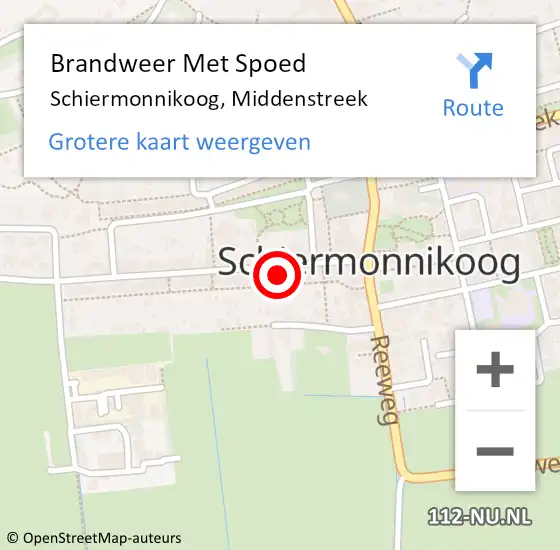 Locatie op kaart van de 112 melding: Brandweer Met Spoed Naar Schiermonnikoog, Middenstreek op 23 november 2021 06:53