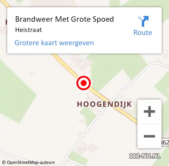 Locatie op kaart van de 112 melding: Brandweer Met Grote Spoed Naar Heistraat op 2 juli 2014 21:40