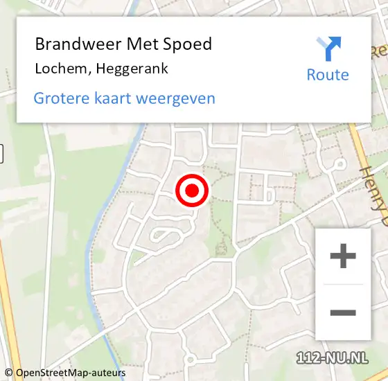 Locatie op kaart van de 112 melding: Brandweer Met Spoed Naar Lochem, Heggerank op 26 januari 2022 09:29