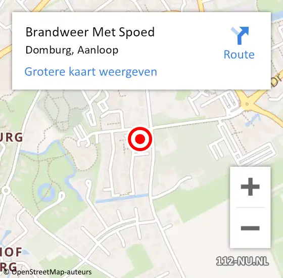 Locatie op kaart van de 112 melding: Brandweer Met Spoed Naar Domburg, Aanloop op 20 februari 2022 12:04