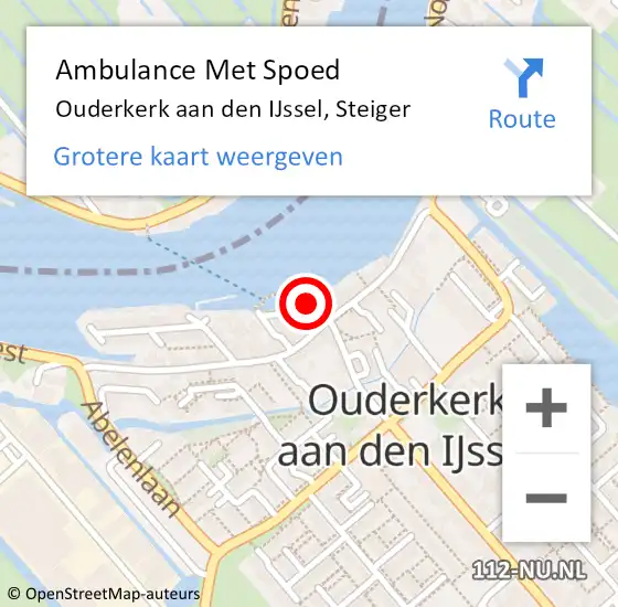 Locatie op kaart van de 112 melding: Ambulance Met Spoed Naar Berkenwoude, Dorpsstraat op 29 april 2022 15:14