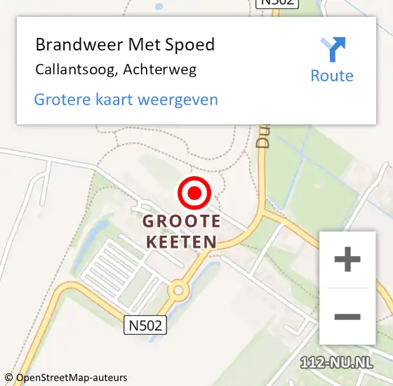 Locatie op kaart van de 112 melding: Brandweer Met Spoed Naar Callantsoog, Achterweg op 24 juni 2022 20:32