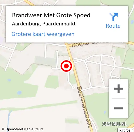 Locatie op kaart van de 112 melding: Brandweer Met Grote Spoed Naar Aardenburg, Paardenmarkt op 25 juni 2022 21:54