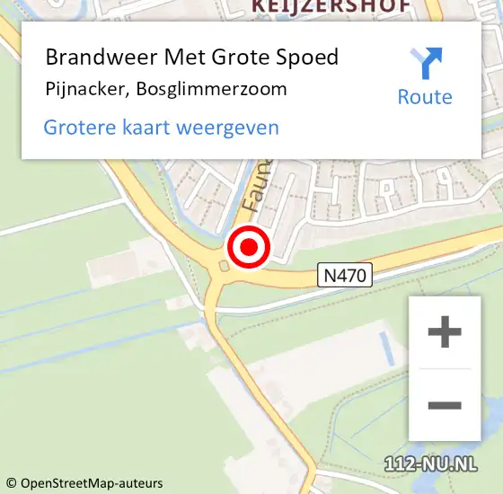 Locatie op kaart van de 112 melding: Brandweer Met Grote Spoed Naar Pijnacker, Bosglimmerzoom op 5 juli 2022 18:26