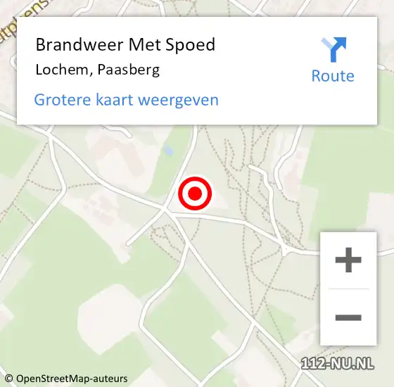 Locatie op kaart van de 112 melding: Brandweer Met Spoed Naar Lochem, Paasberg op 20 juli 2022 22:35