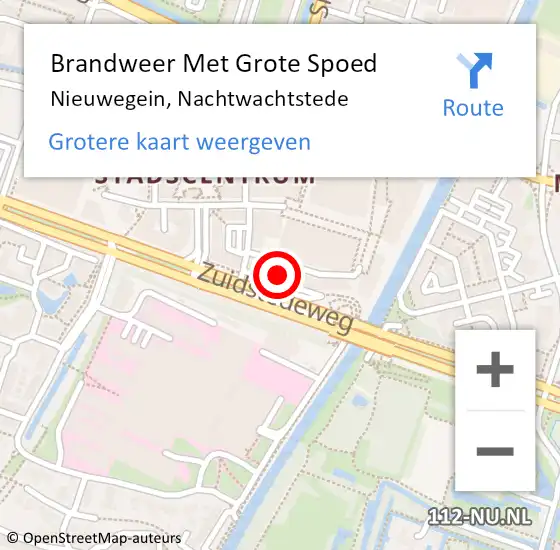 Locatie op kaart van de 112 melding: Brandweer Met Grote Spoed Naar Nieuwegein, Nachtwachtstede op 1 augustus 2022 13:17