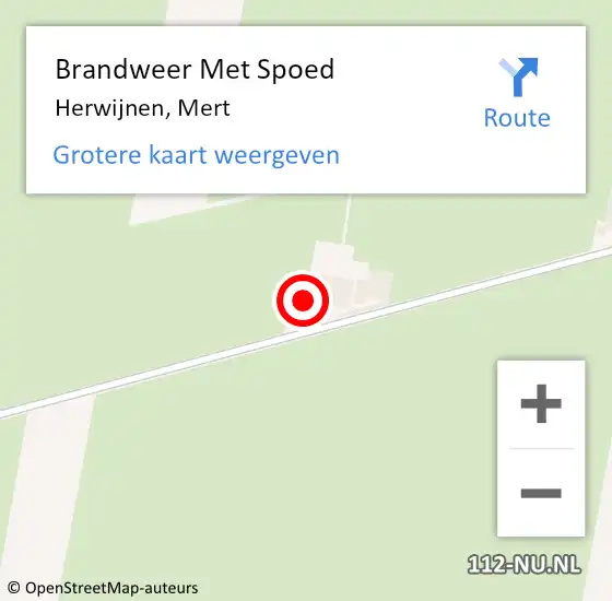 Locatie op kaart van de 112 melding: Brandweer Met Spoed Naar Herwijnen, Mert op 11 augustus 2022 22:54