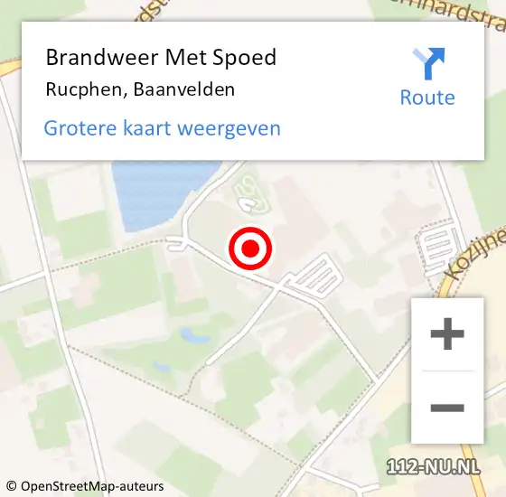 Locatie op kaart van de 112 melding: Brandweer Met Spoed Naar Rucphen, Baanvelden op 24 augustus 2022 20:38