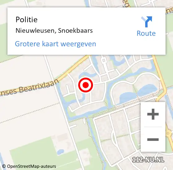 Locatie op kaart van de 112 melding: Politie Nieuwleusen, Snoekbaars op 25 augustus 2022 18:14