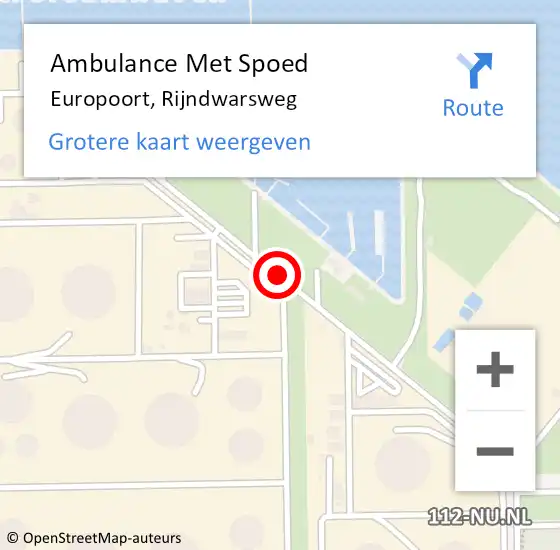 Locatie op kaart van de 112 melding: Ambulance Met Spoed Naar Elst, Rijndwarsweg op 1 november 2022 11:24