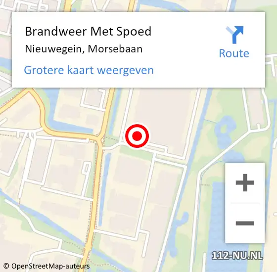 Locatie op kaart van de 112 melding: Brandweer Met Spoed Naar Nieuwegein, Morsebaan op 26 maart 2023 21:24