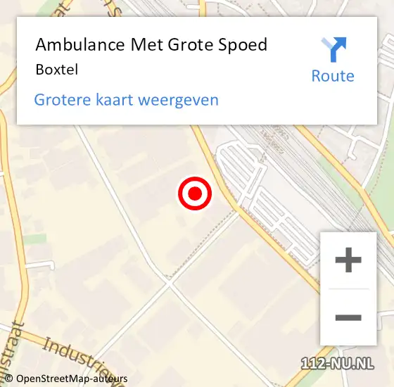 Locatie op kaart van de 112 melding: Ambulance Met Grote Spoed Naar Gemonde op 6 april 2023 12:32