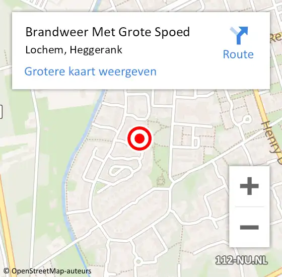 Locatie op kaart van de 112 melding: Brandweer Met Grote Spoed Naar Lochem, Heggerank op 20 mei 2023 20:06