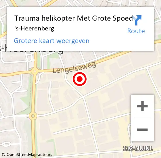 Locatie op kaart van de 112 melding: Trauma helikopter Met Grote Spoed Naar 's-Heerenberg op 22 mei 2023 17:50