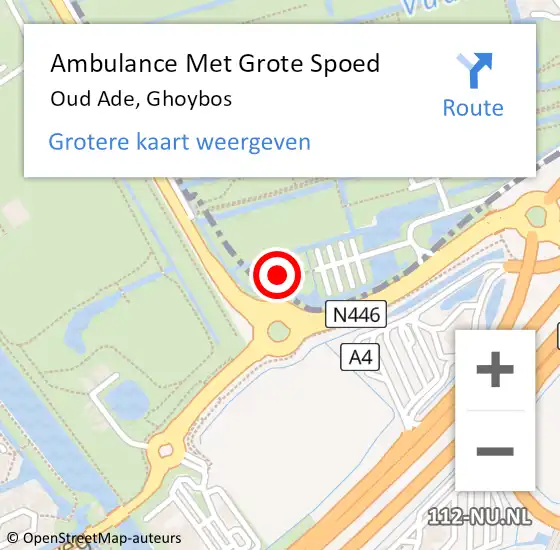 Locatie op kaart van de 112 melding: Ambulance Met Grote Spoed Naar Oud Ade, Ghoybos op 23 mei 2023 20:25