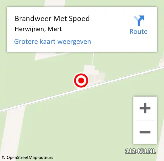 Locatie op kaart van de 112 melding: Brandweer Met Spoed Naar Herwijnen, Mert op 10 juni 2023 04:19