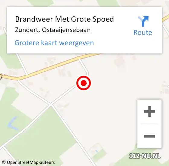 Locatie op kaart van de 112 melding: Brandweer Met Grote Spoed Naar Zundert, Ostaaijensebaan op 21 juni 2023 10:24