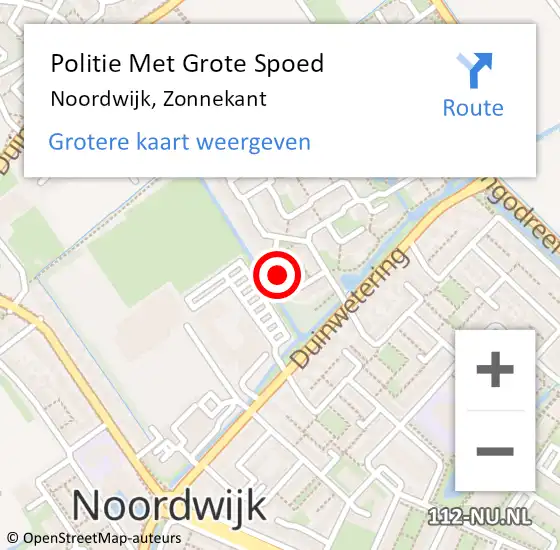 Locatie op kaart van de 112 melding: Politie Met Grote Spoed Naar Noordwijk, Zonnekant op 28 juni 2023 13:12