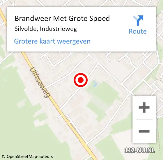 Locatie op kaart van de 112 melding: Brandweer Met Grote Spoed Naar Silvolde, Industrieweg op 3 juli 2023 00:21