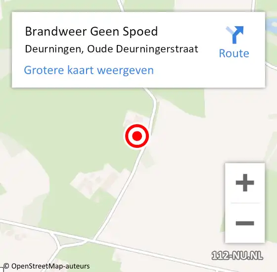 Locatie op kaart van de 112 melding: Brandweer Geen Spoed Naar Deurningen, Oude Deurningerstraat op 9 juli 2023 18:52