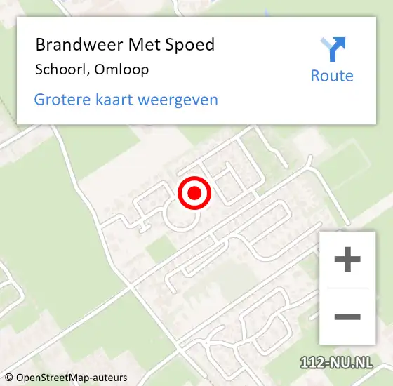 Locatie op kaart van de 112 melding: Brandweer Met Spoed Naar Schoorl, Omloop op 18 juli 2023 02:41