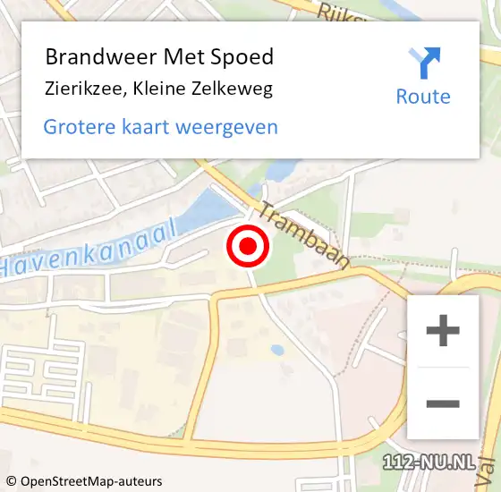 Locatie op kaart van de 112 melding: Brandweer Met Spoed Naar Zierikzee, Kleine Zelkeweg op 26 juli 2023 21:46