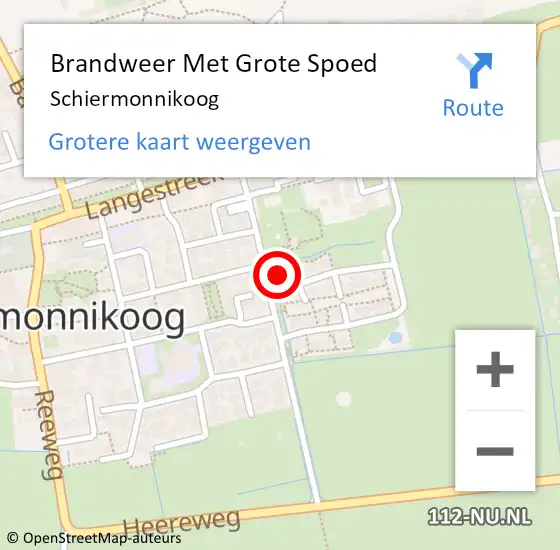 Locatie op kaart van de 112 melding: Brandweer Met Grote Spoed Naar Schiermonnikoog op 14 augustus 2023 18:59