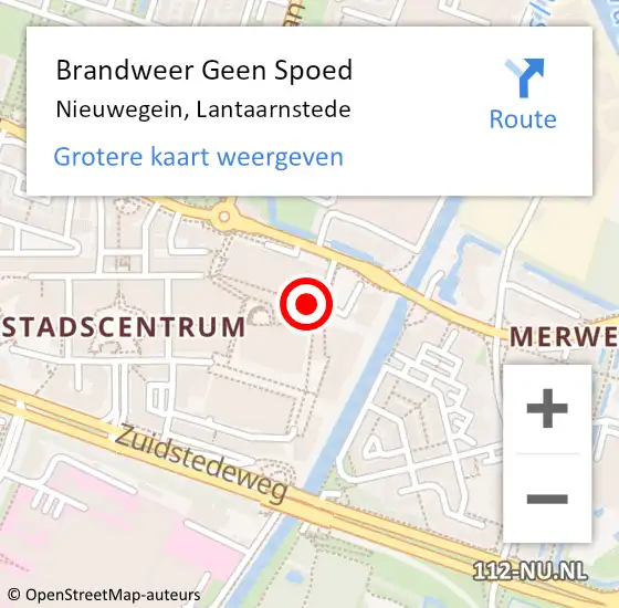 Locatie op kaart van de 112 melding: Brandweer Geen Spoed Naar Nieuwegein, Lantaarnstede op 1 september 2023 19:39