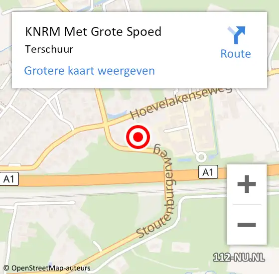 Locatie op kaart van de 112 melding: KNRM Met Grote Spoed Naar Terschuur op 4 september 2023 05:06