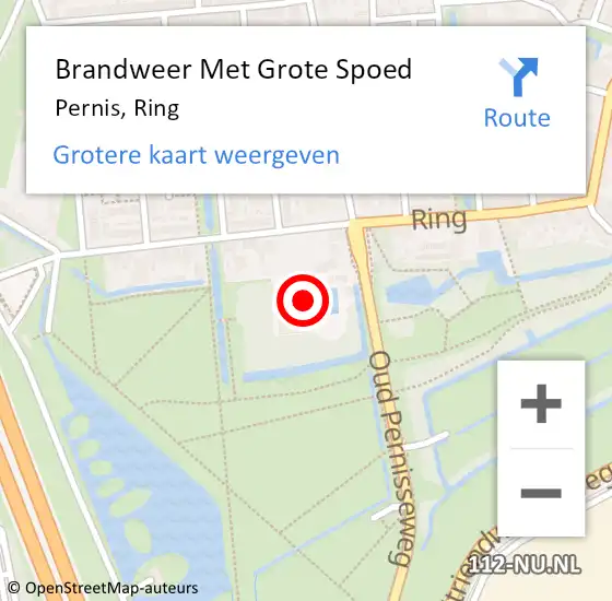 Locatie op kaart van de 112 melding: Brandweer Met Grote Spoed Naar Pernis, Ring op 28 oktober 2023 06:34