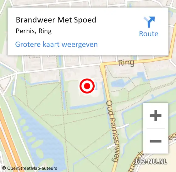 Locatie op kaart van de 112 melding: Brandweer Met Spoed Naar Pernis, Ring op 2 november 2023 14:31